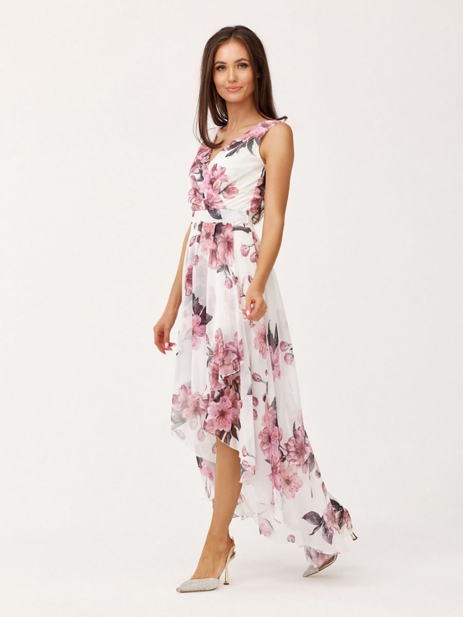 Cocktail-mekko Floral - Roco Fashion