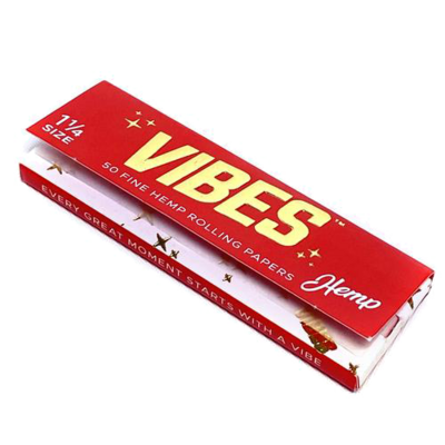 Vibes 1 1/4 Rolling Papers Single Pack 50 Papers