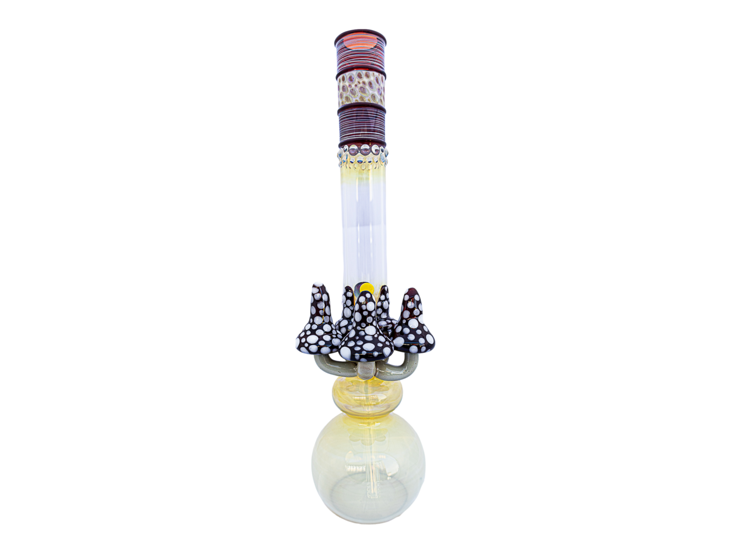 Trident Glass Mushroom Patch Double Bubble 20