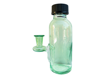 GlasSmith Green Bottle w Screw Cap
