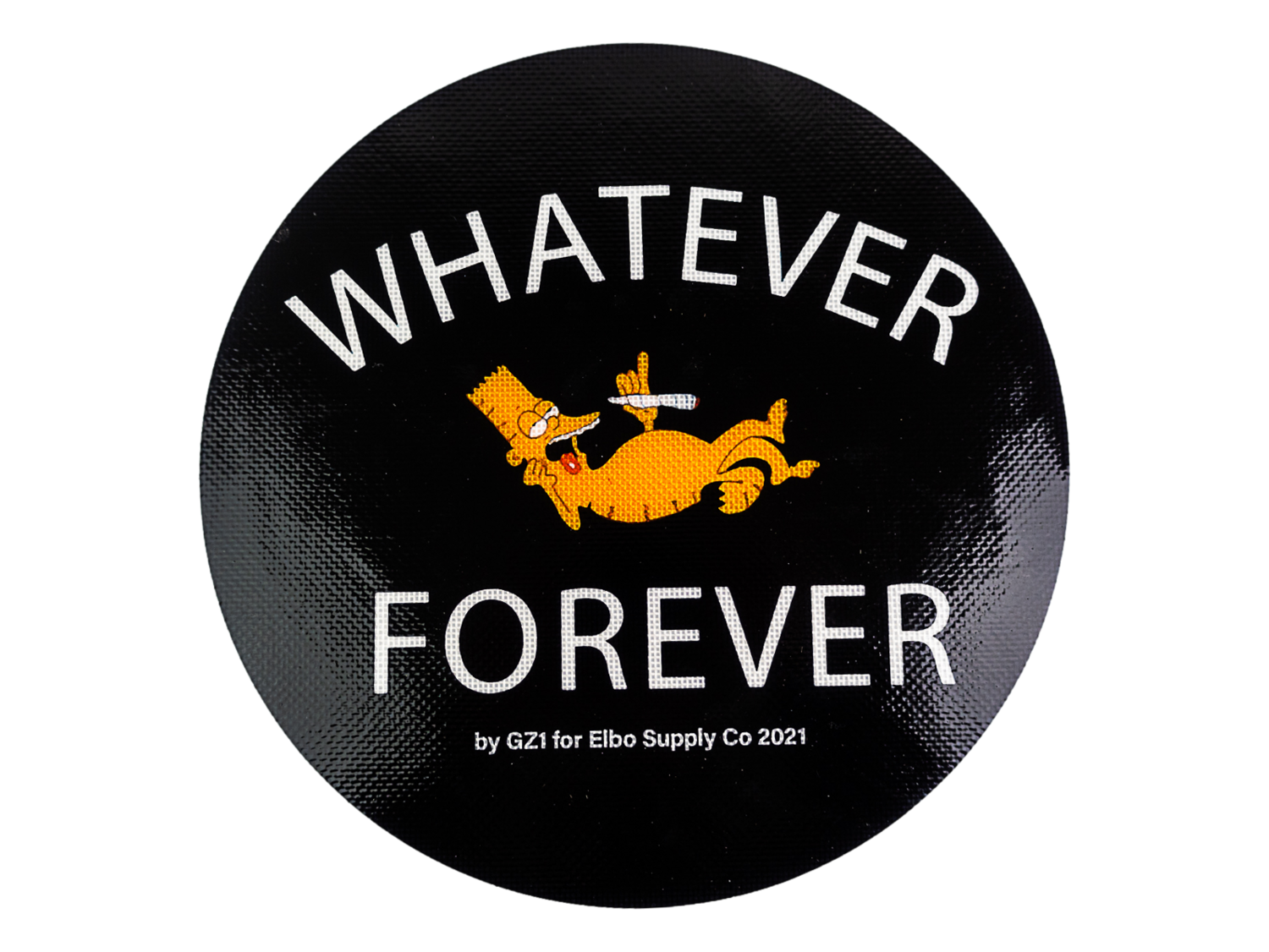 Elbo Whatever Forever Circle Silicone Dab Mat 12