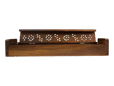 Wooden Incense Holder Coffin Top