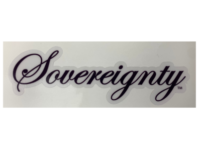 Sovereignty Single Script Logo Decal Pack 6.25