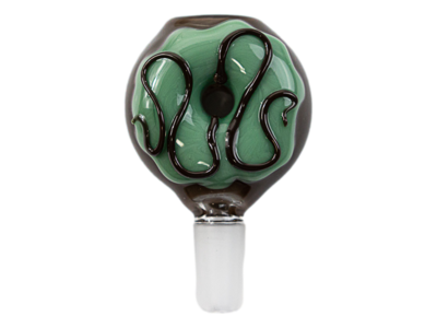 KGB Glass Mint Chocolate Jumbo Donut Slide 14mm
