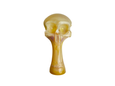 Deviant Glass Fume Skull Head Pipe 4