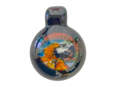 Tara Roberts Art Glass Parrot Pendant