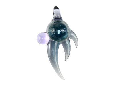 Dosh World Glass Opal Horn CFL Pendant
