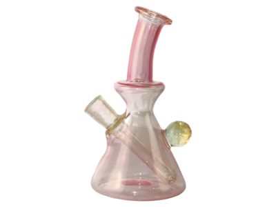 GlassFoYoHash Glass Pink Fume Marble Rig 6