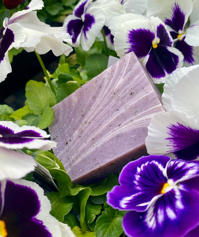 Lavender Worm Casting Soap