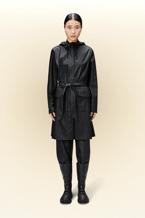 Rains Curve Jacket Zwart