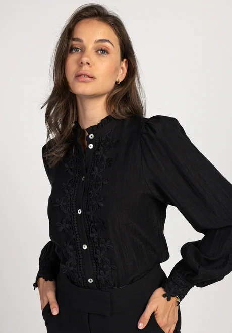Aaiko Isalee Blouse Zwart