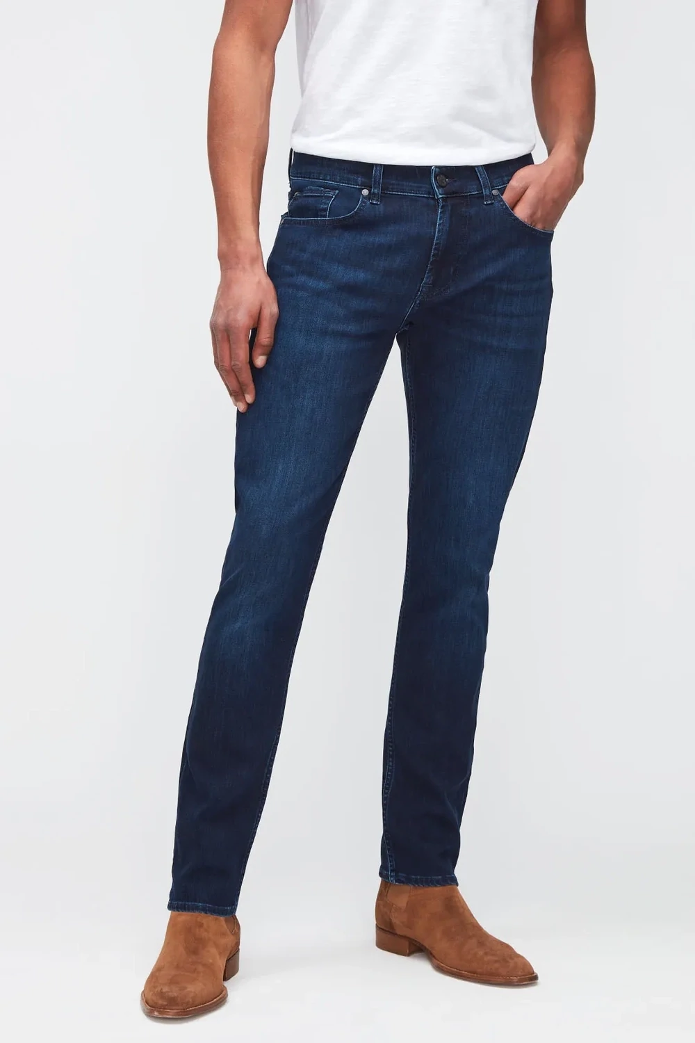 7 For All Mankind Luxe Performance Slimmy Tapered Jeans