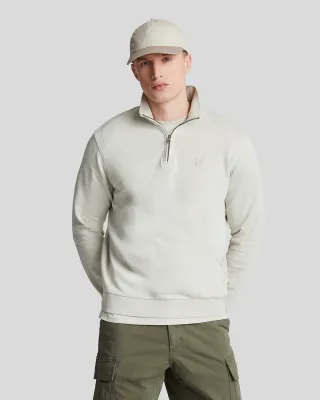 Lyle &amp; Scott Tonal Eagle Quarter Zip Sweater