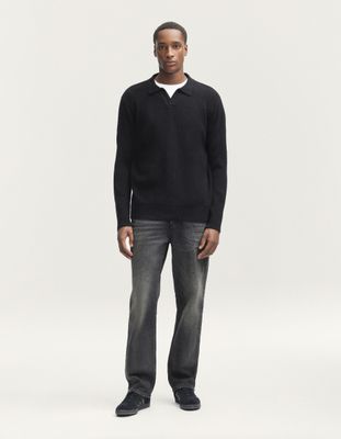 Denham Rib Heavy Cotton Trui