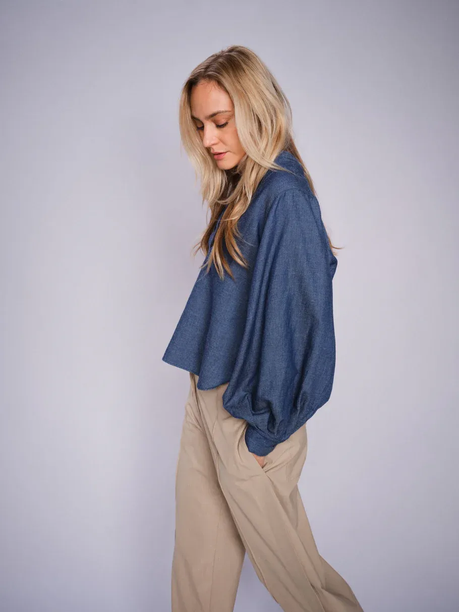 Mos Mosh Yen Denim Blouse