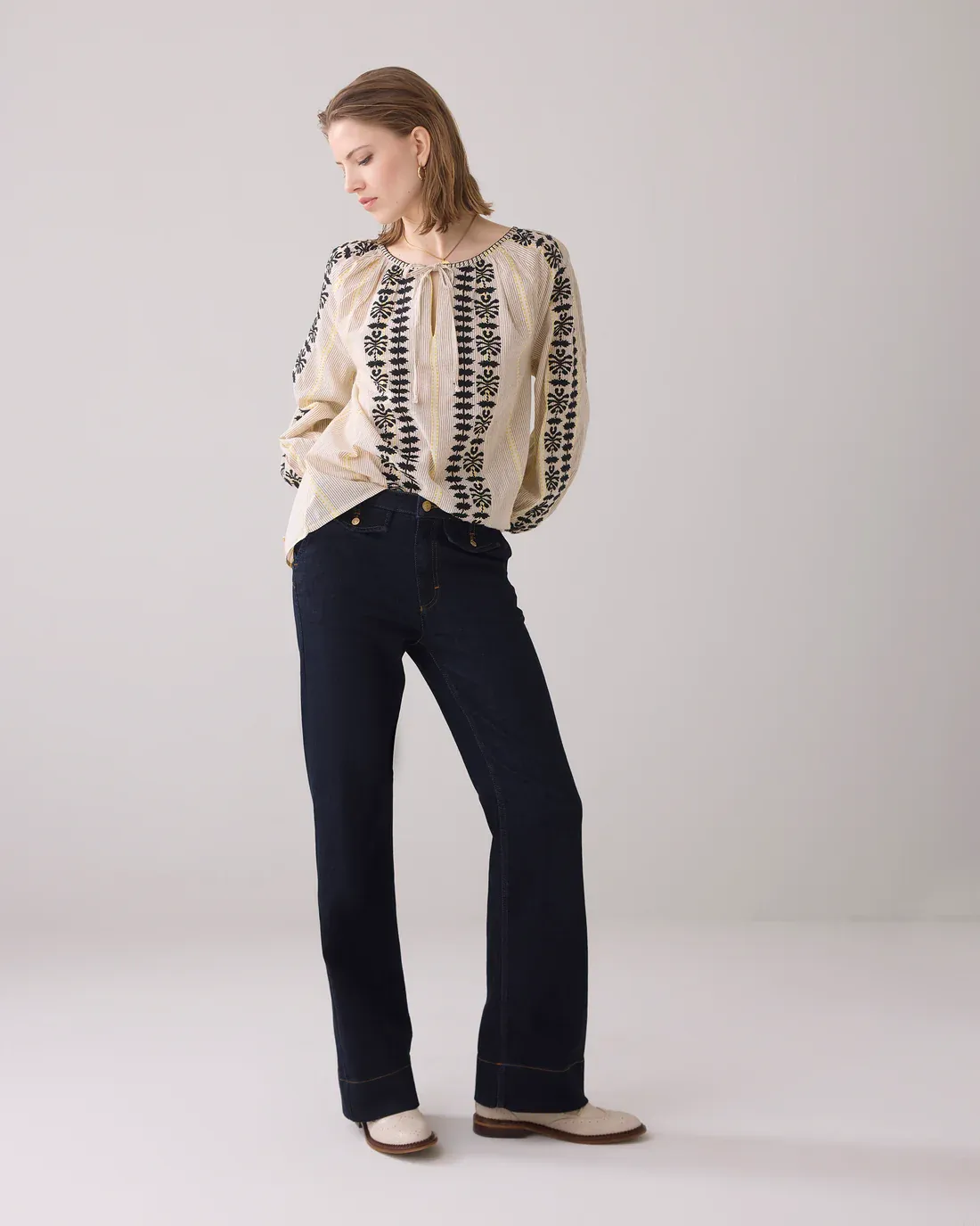 Summum Top met Borduur