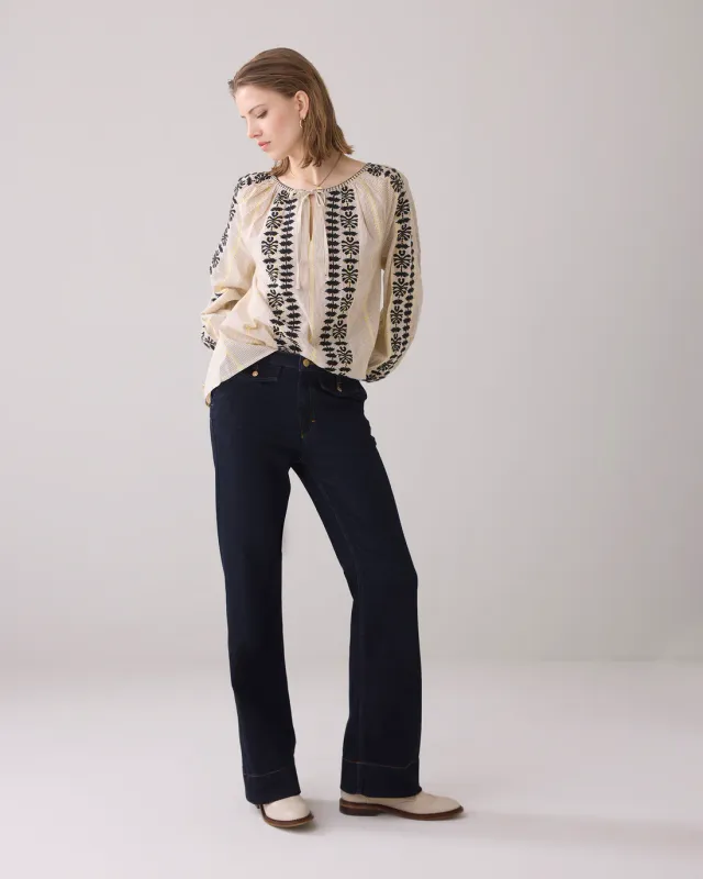 Summum Top met Borduur