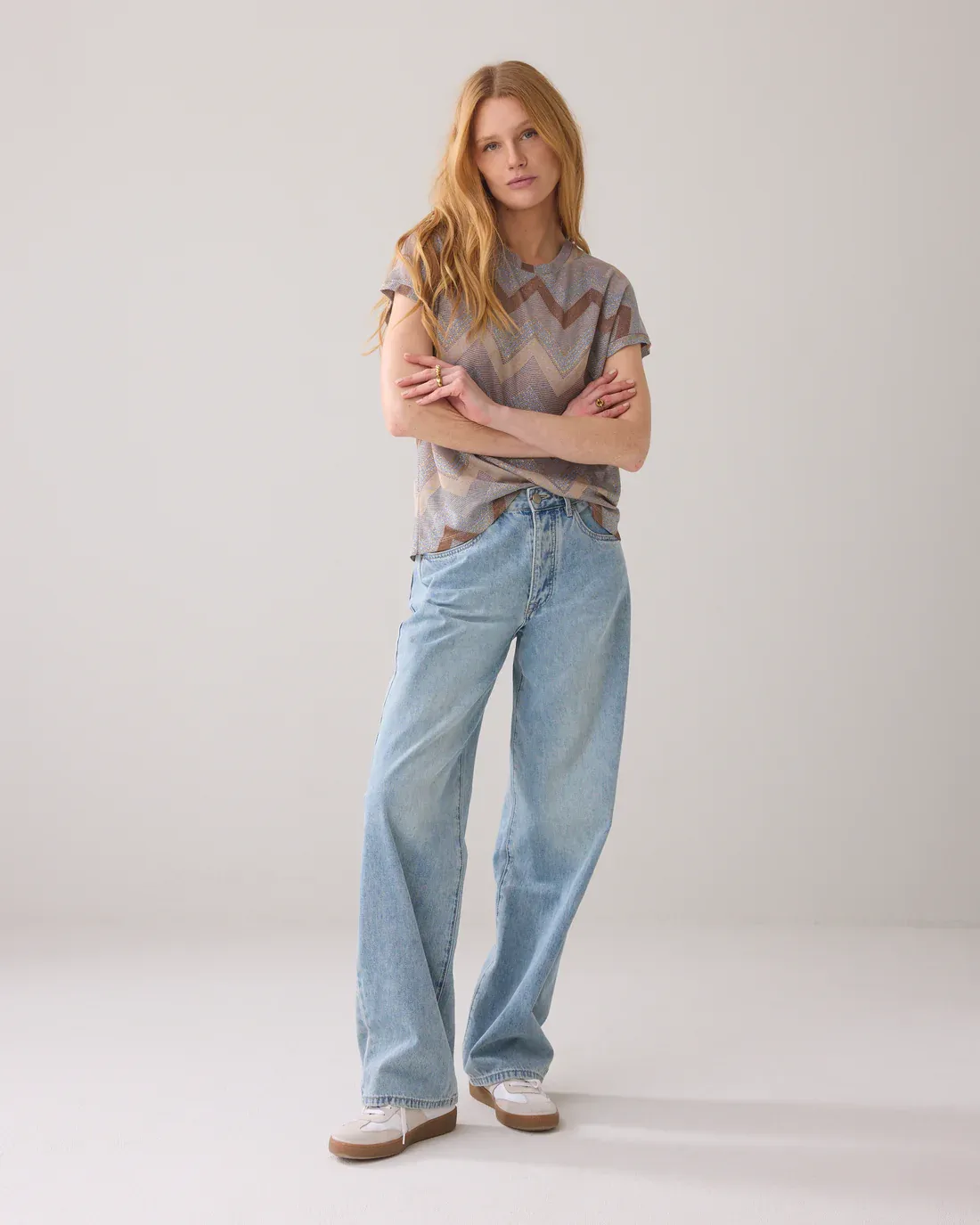 Summum Top met Zigzag Patroon