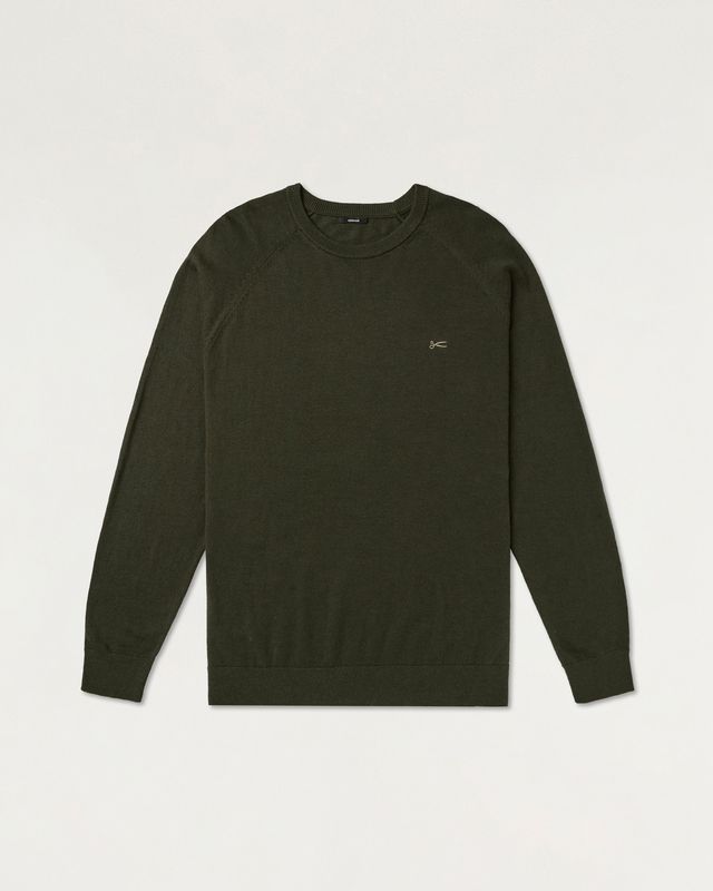 Denham Scissor Raglan Crew Trui