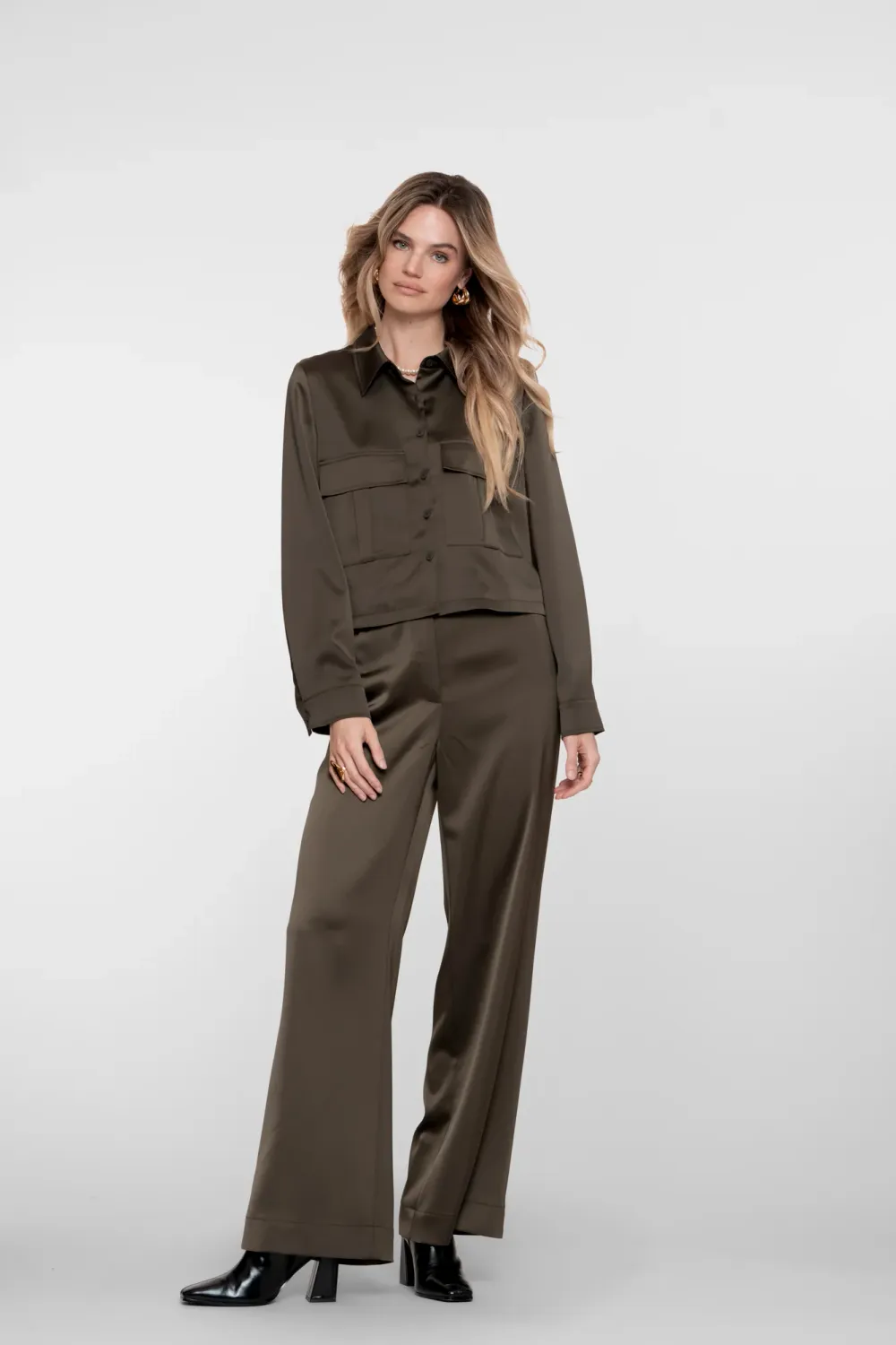 Geisha Satijn Look Pantalon
