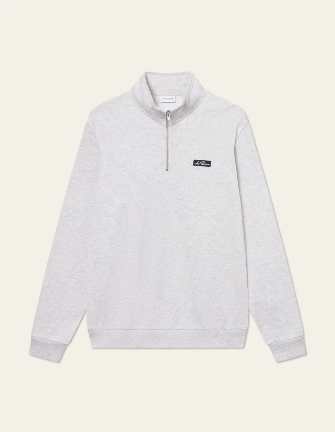 Les Deux Patch Half Zip Sweater