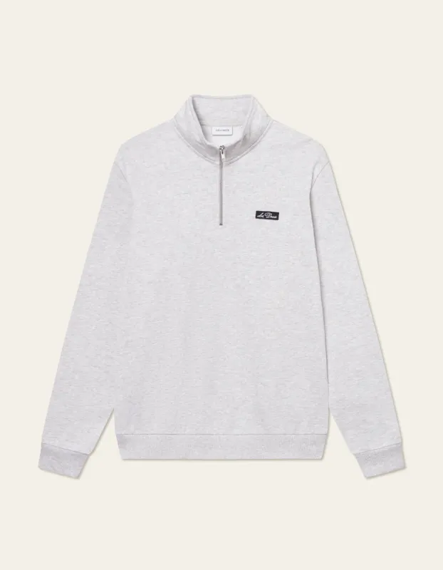 Les Deux Patch Half Zip Sweater