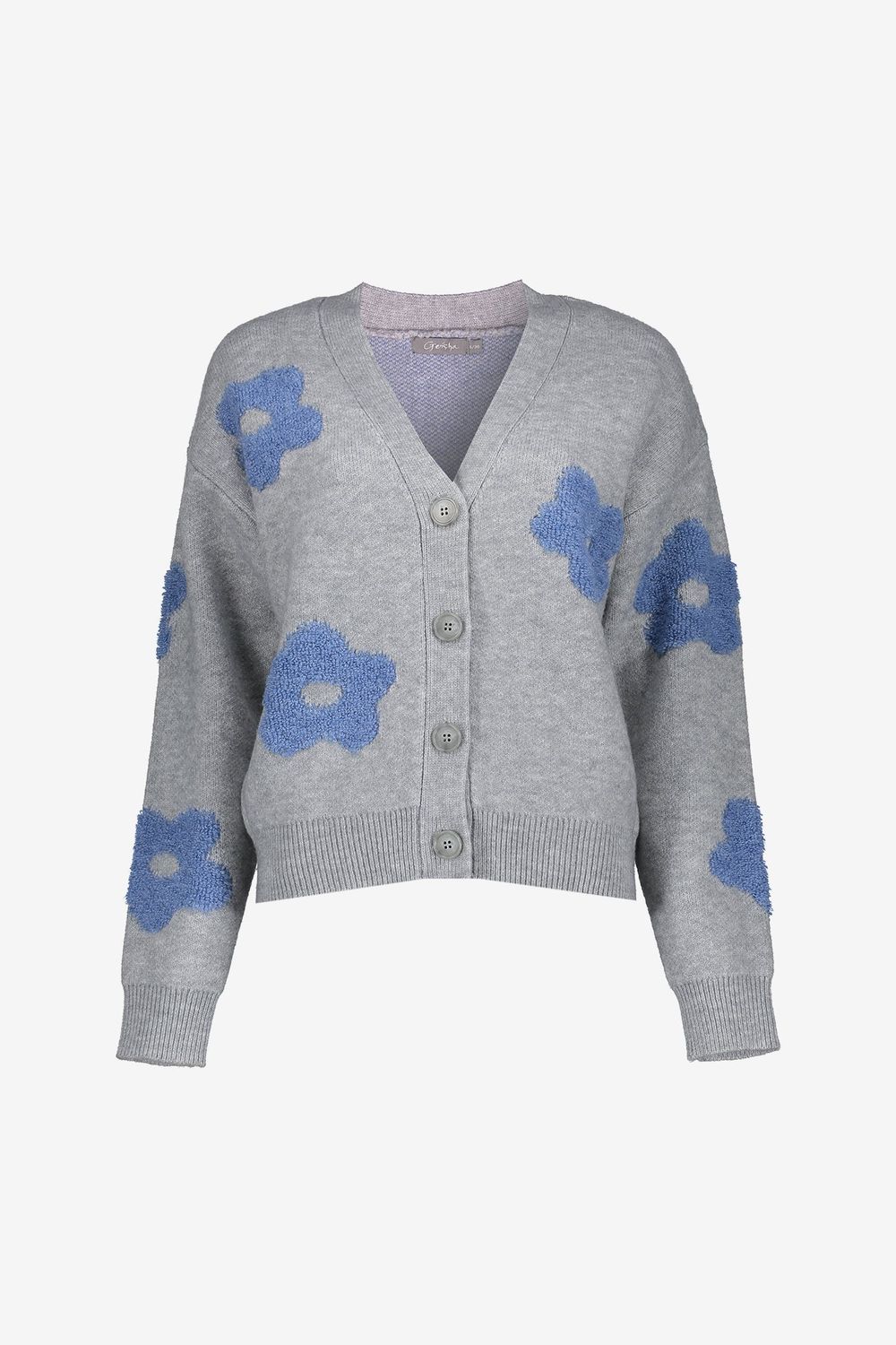 Geisha Vest met Bloemenmotief