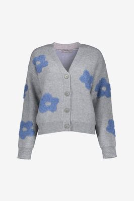 Geisha Vest met Bloemenmotief