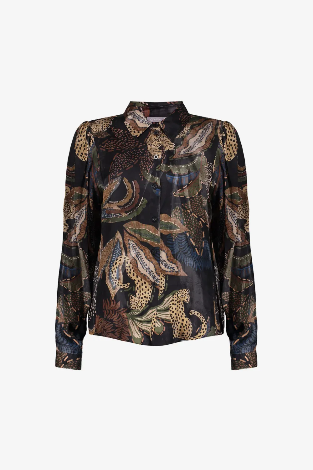 Geisha Blouse met Animal Print
