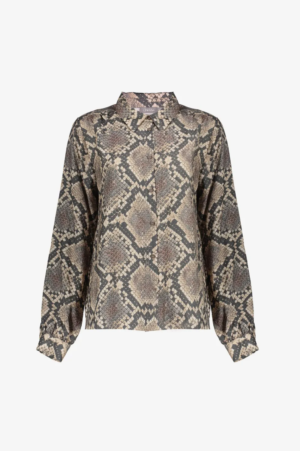 Geisha Blouse met Slangenprint