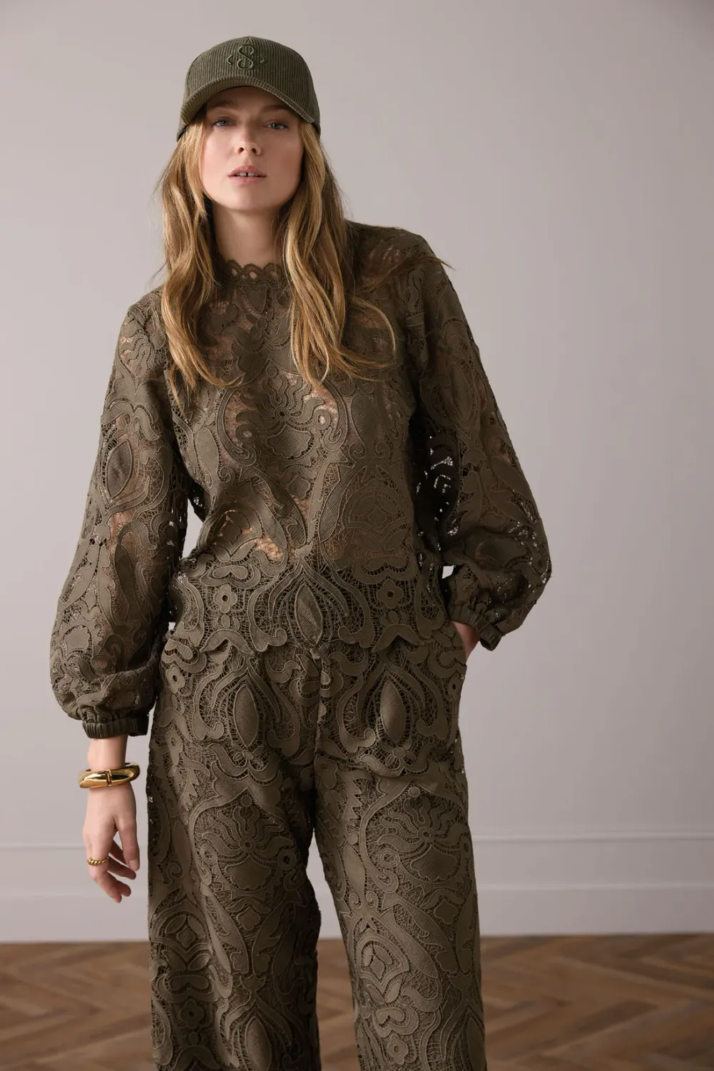 Summum Boxy Kanten Top