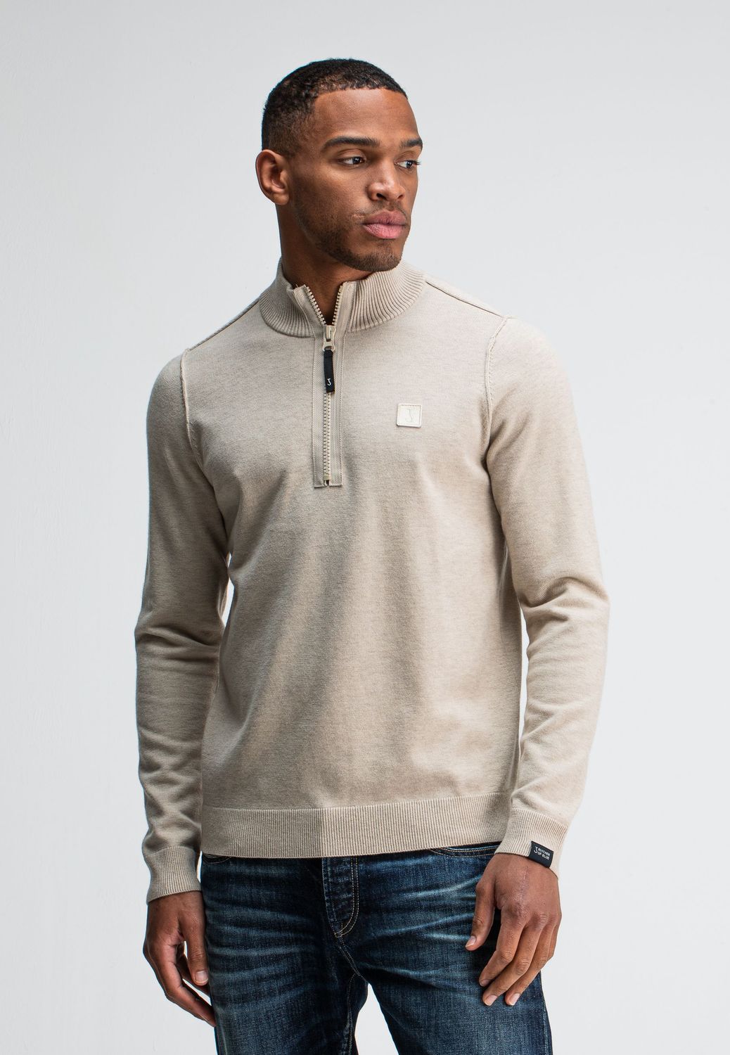Butcher of Blue Clifden Half Zip Trui