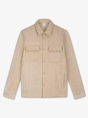 Law of the Sea Optica Brushed Overshirt