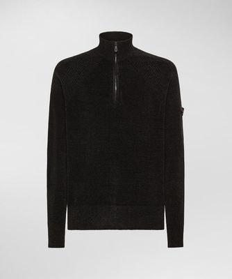 Peuterey Crivelli Chenille Half Zip Trui