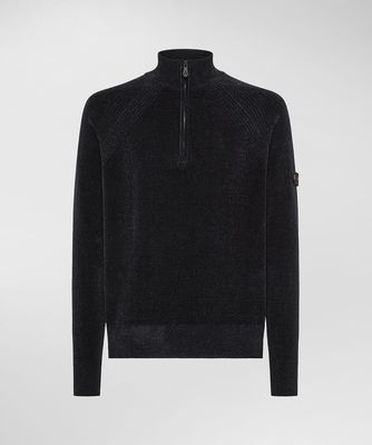Peuterey Crivelli Chenille Half Zip Trui