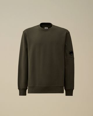 C.P. Company Diagonal Raised Fleece Sweater