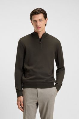 BOSS Black Ebenji Half Zip Trui