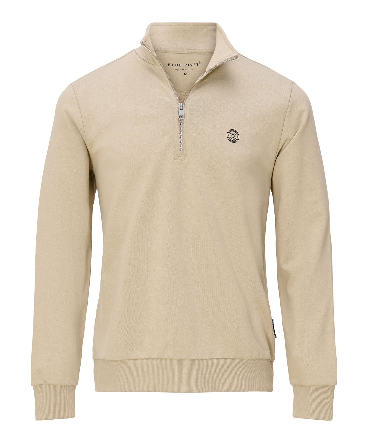 Blue Rivet Half Zip Sweater