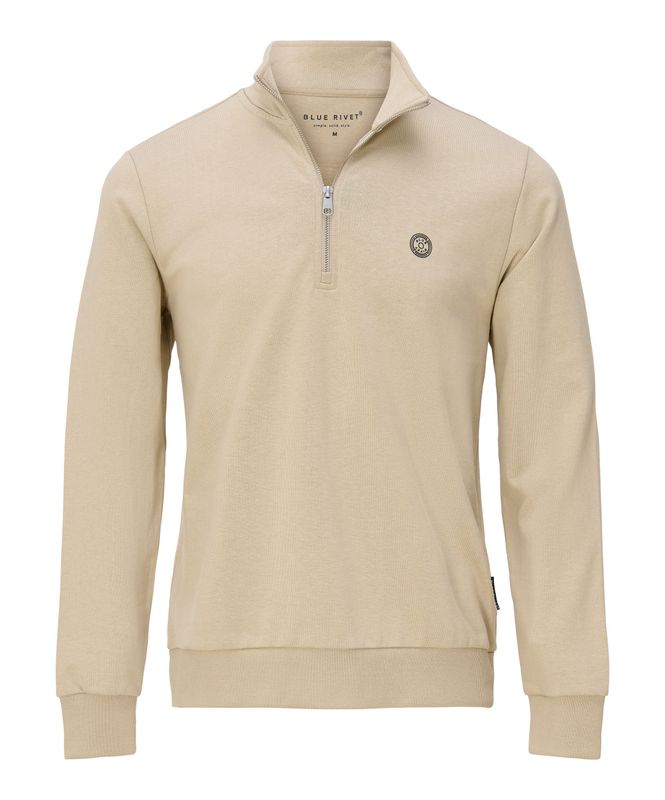 Blue Rivet Half Zip Sweater