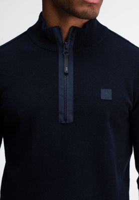 Butcher of Blue Clifden Half Zip Trui