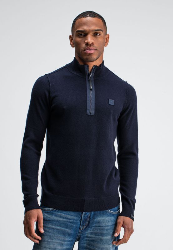 Butcher of Blue Clifden Half Zip Trui