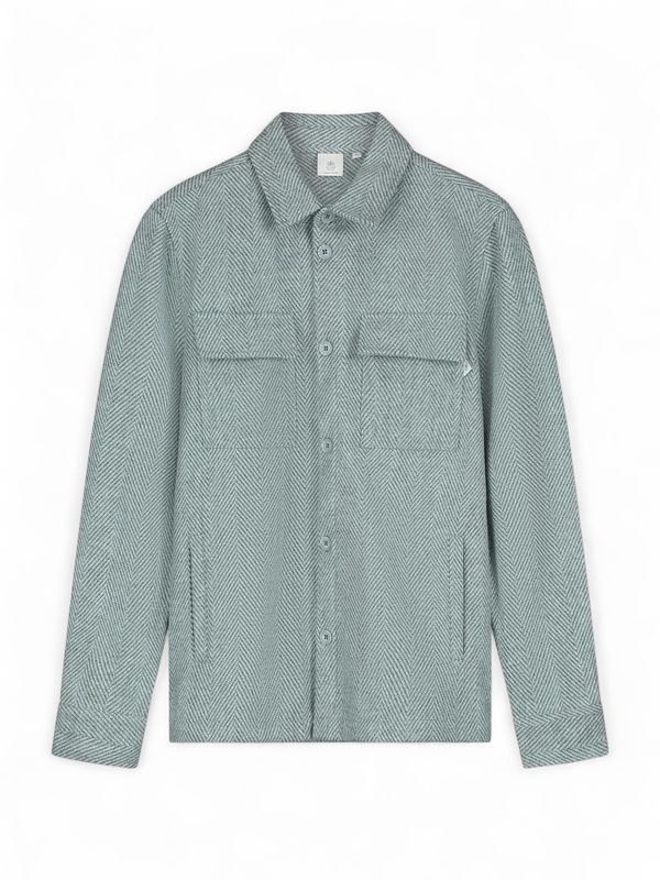 Law of the Sea Optica Brushed Overshirt