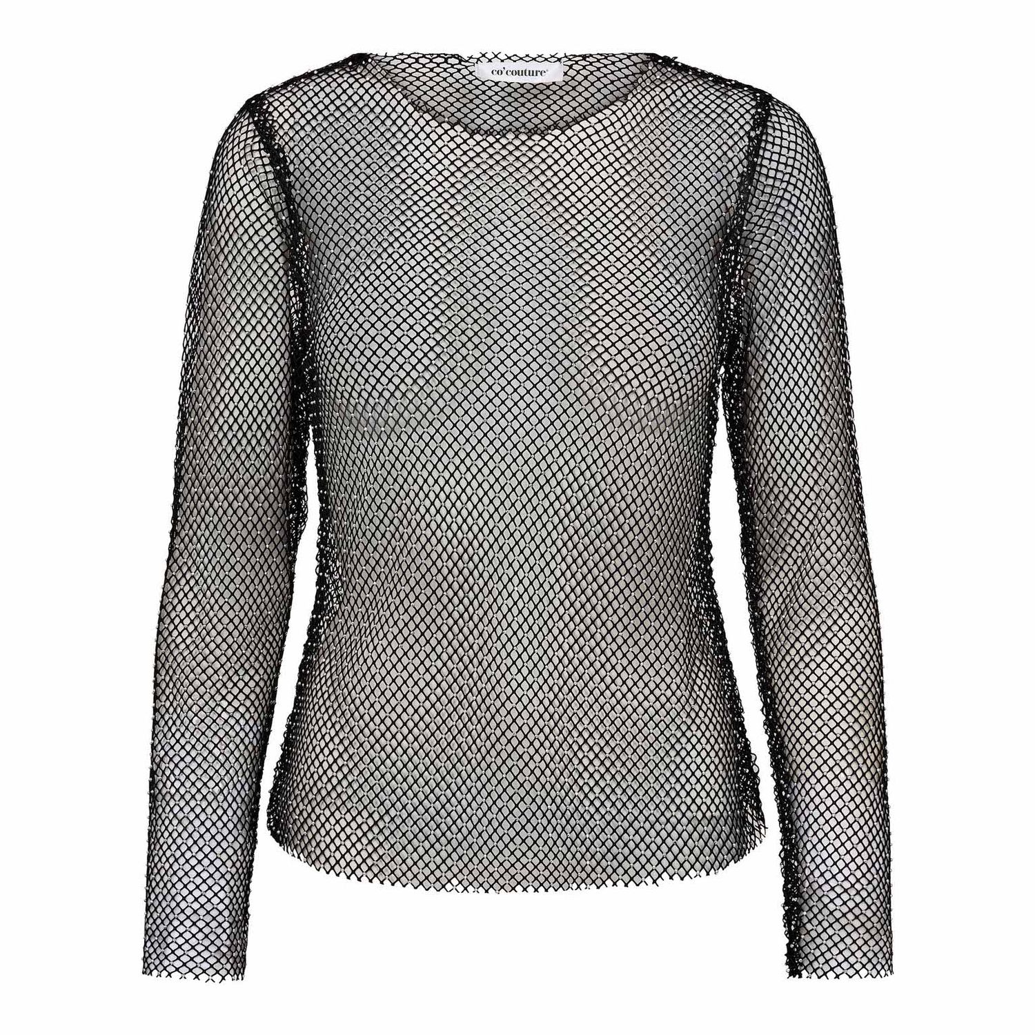 Co'Couture Krystal Net Blouse