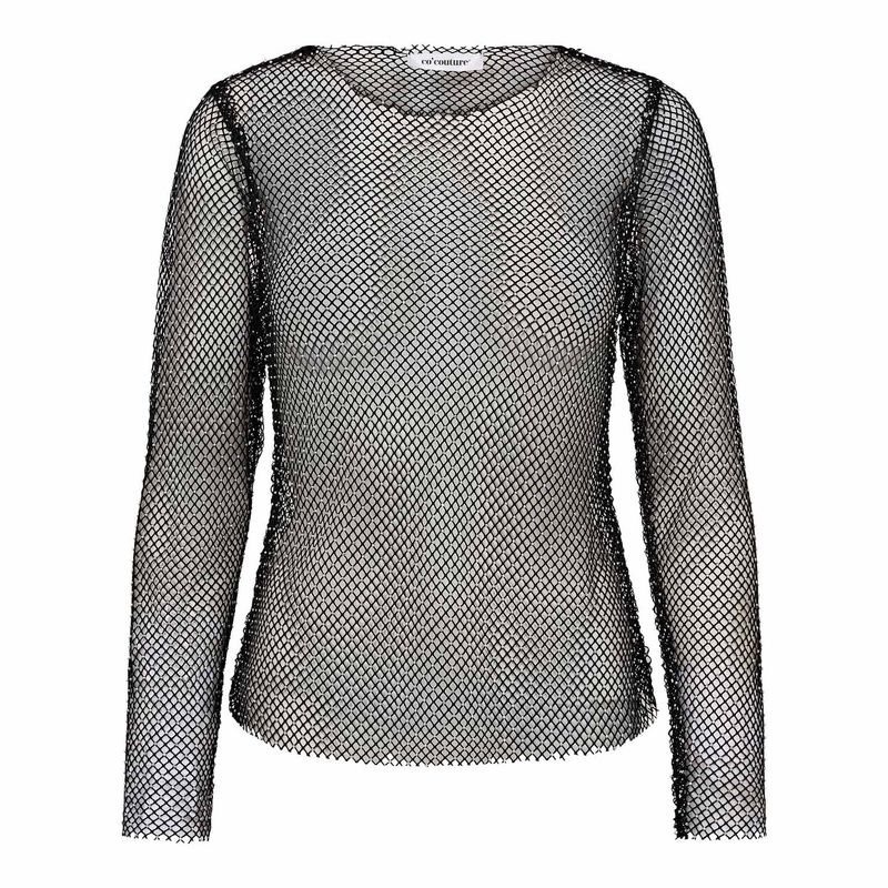 Co'Couture Krystal Net Blouse