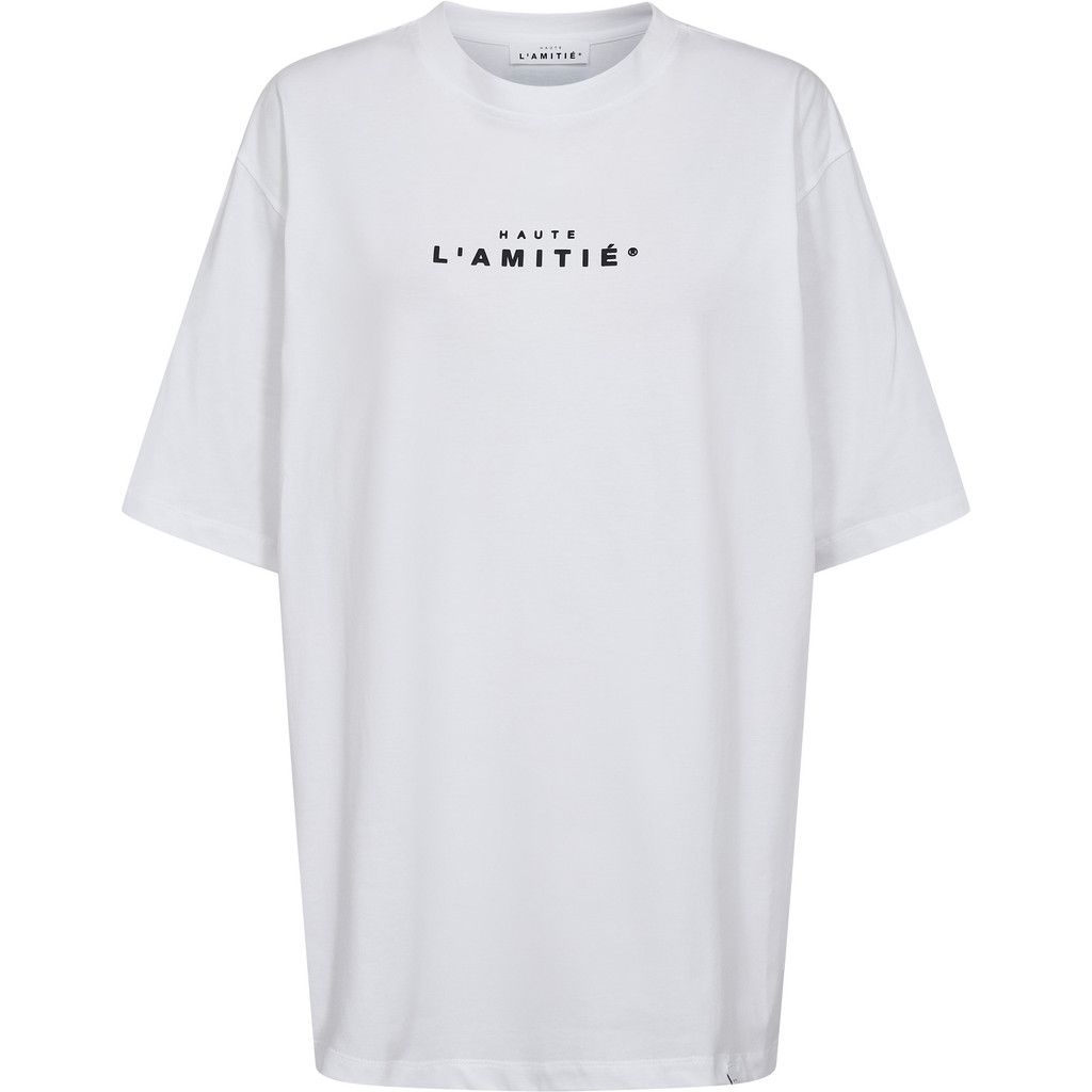 Haute L'Amitie Crew Rub Print T-Shirt