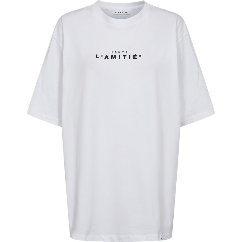 Haute L'Amitie Crew Rub Print T-Shirt