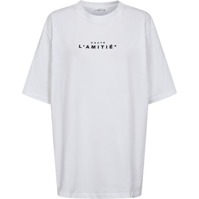 Haute L'Amitie Crew Rub Print T-Shirt