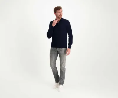 Blue Rivet Slim Light Grey Used Jeans
