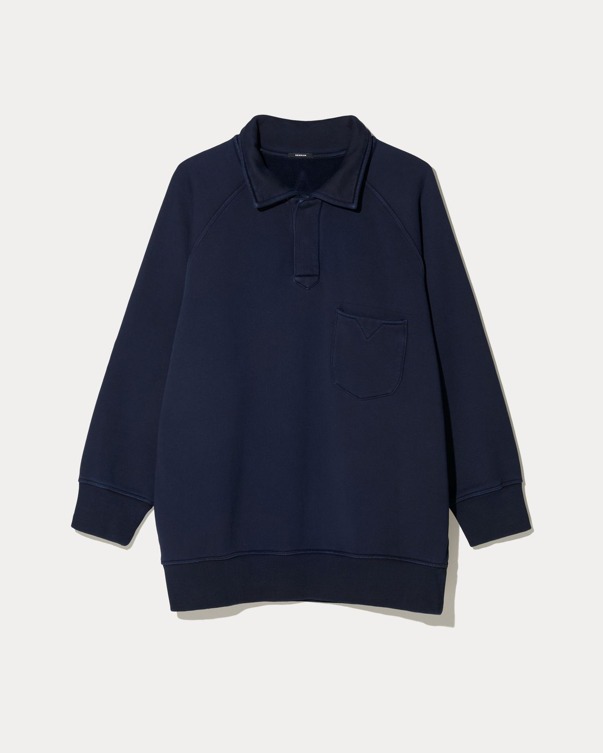 Denham Us Navy Polo Sweater