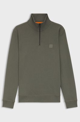 BOSS Orange Zetrust Half Zip Sweater